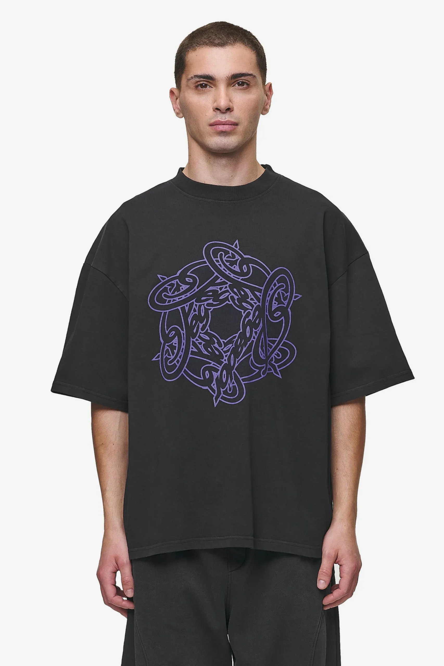 Pegador Dalk Boxy Tee Vintage Black