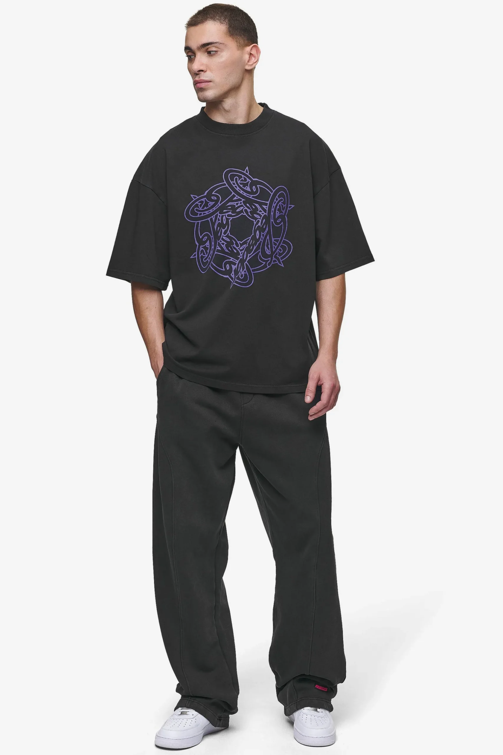 Pegador Dalk Boxy Tee Vintage Black