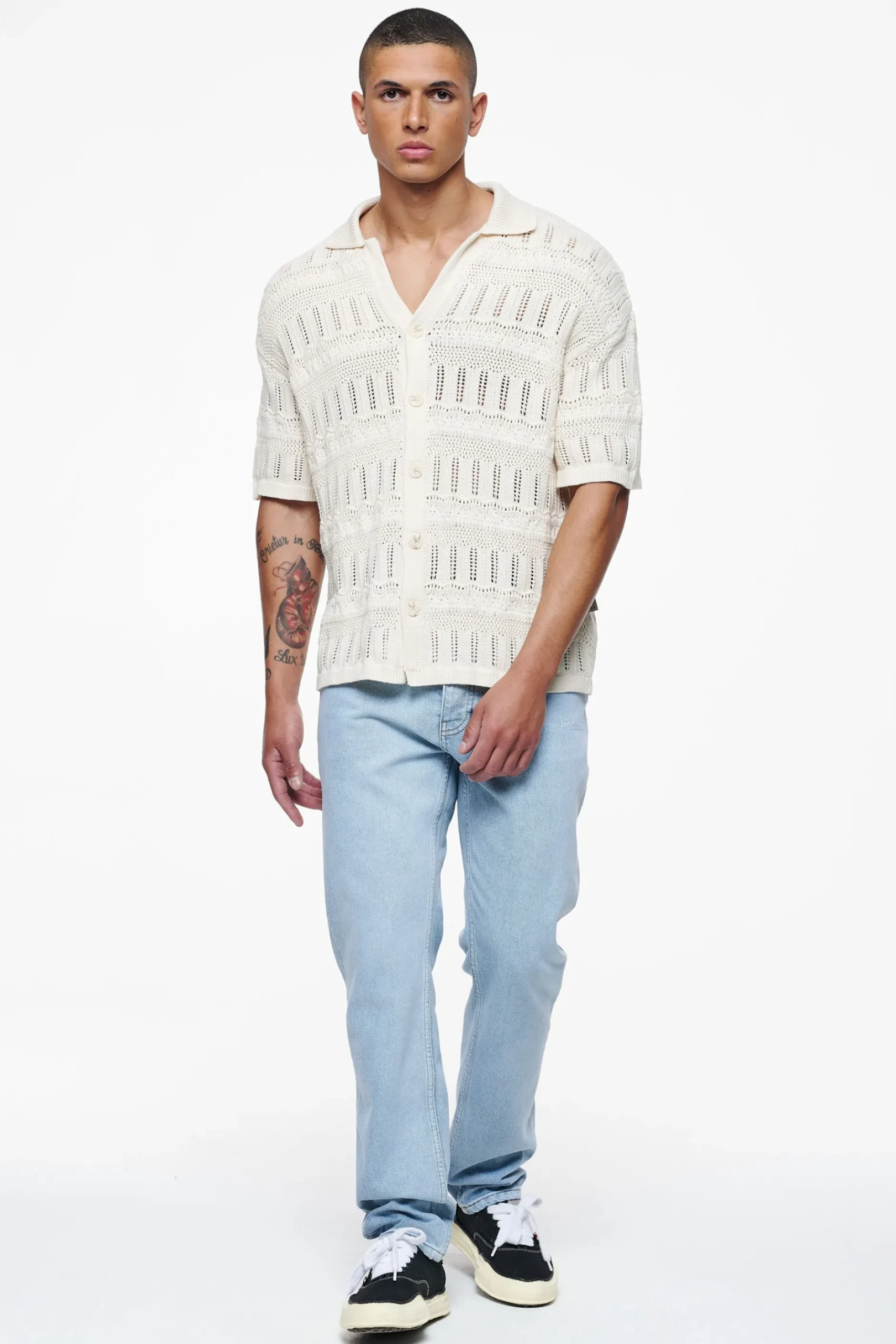 Pegador Degraves Crochet Shirt Unbleached