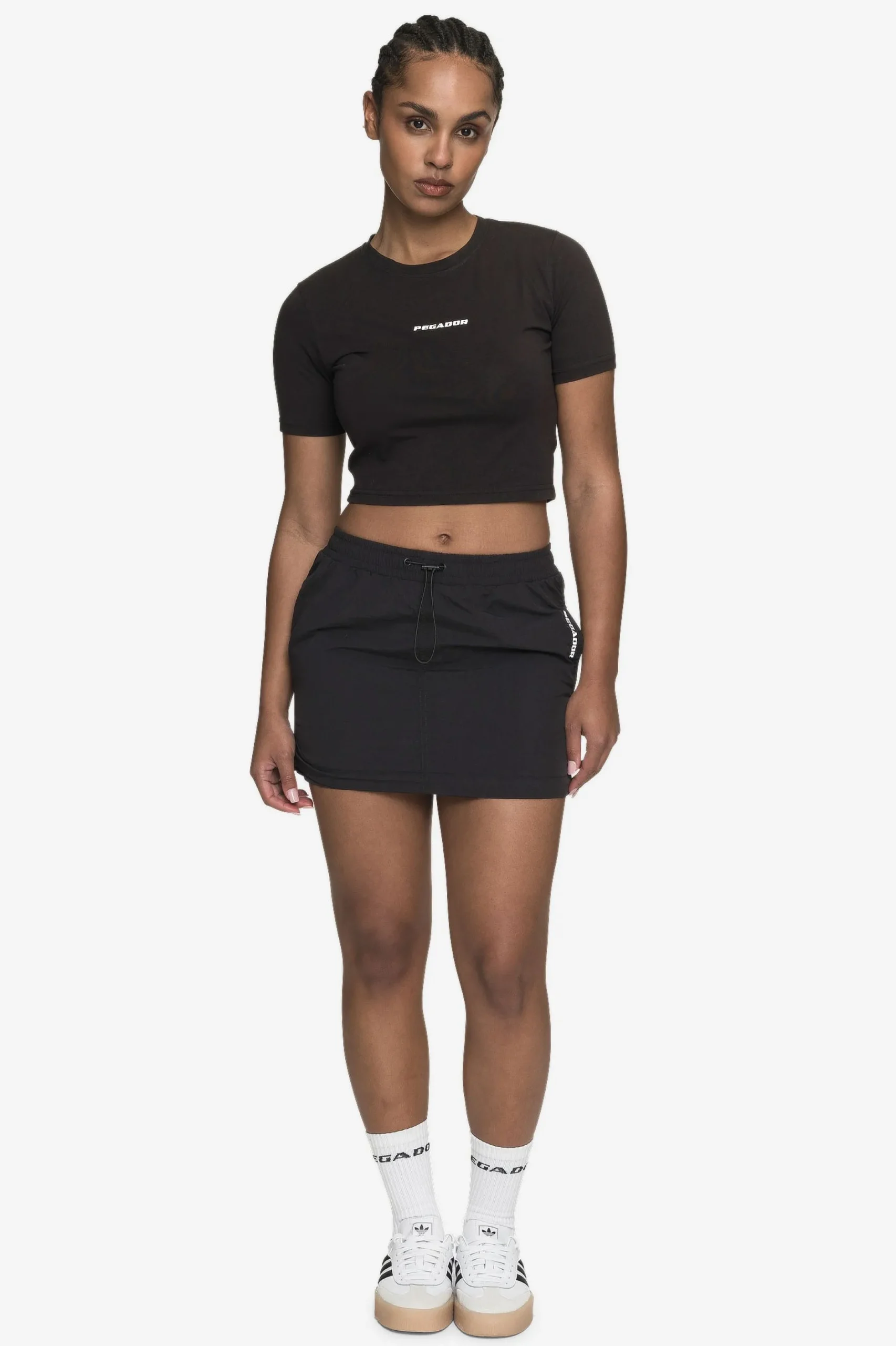 Pegador Delia 2-In-1 Parachute Skirt Black