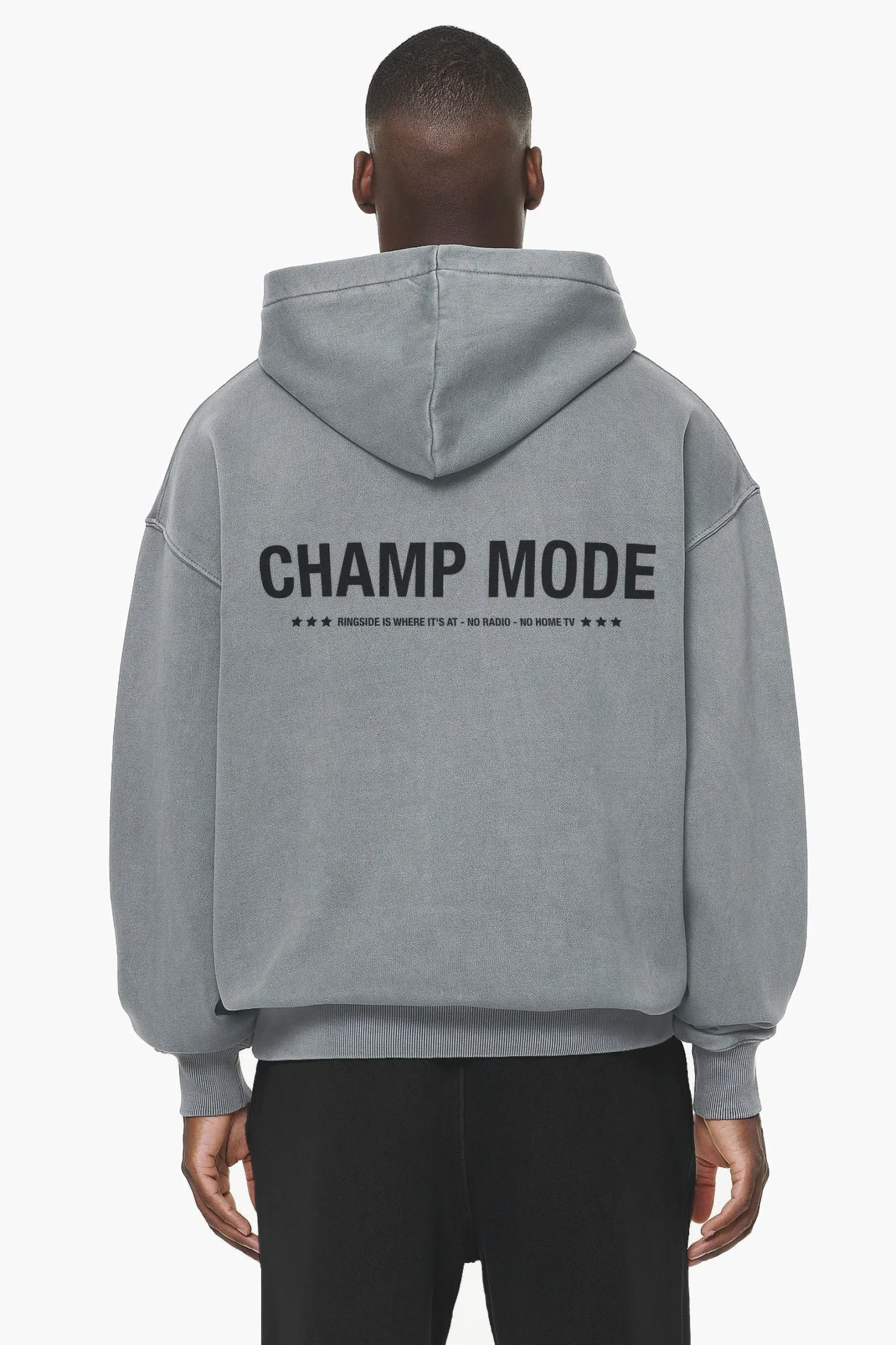 Pegador Dike Oversized Sweat Jacket Vintage Grey