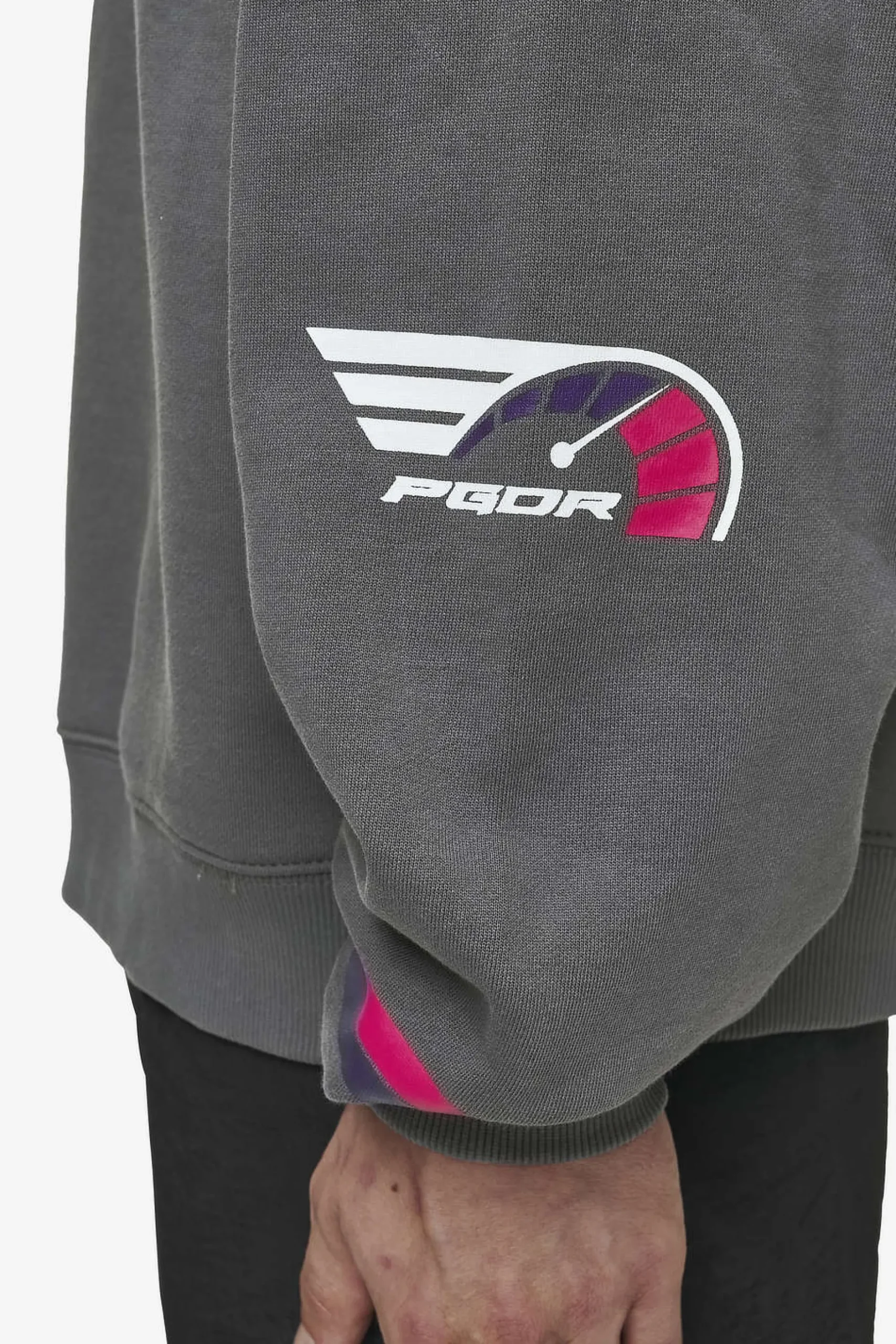 Pegador Dome Boxy Hoodie Washed Anthracite