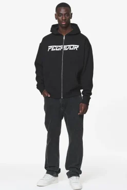 Pegador Donora Oversized Sweat Jacket Black