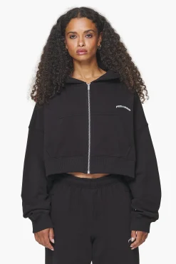 Pegador Dorset Cropped Zip Hoodie