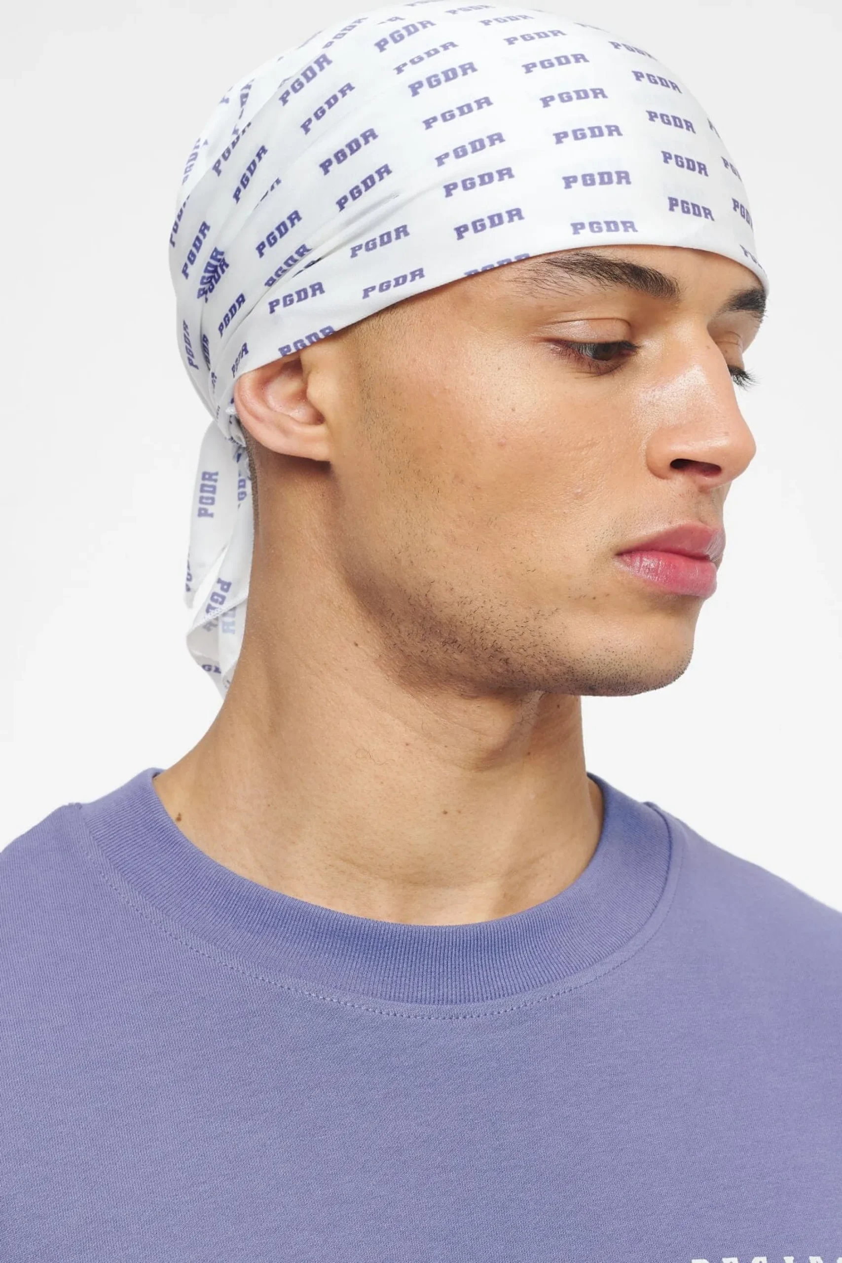 Pegador Doty Bandana White Purple