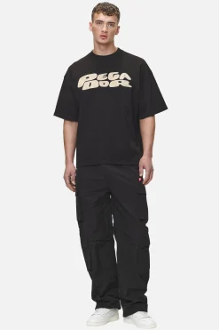 Pegador Drew Boxy Tee Washed Black