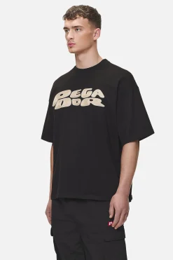 Pegador Drew Boxy Tee Washed Black