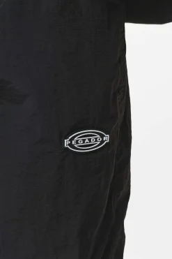 Pegador Drewo Wide Track Pants Onyx Black