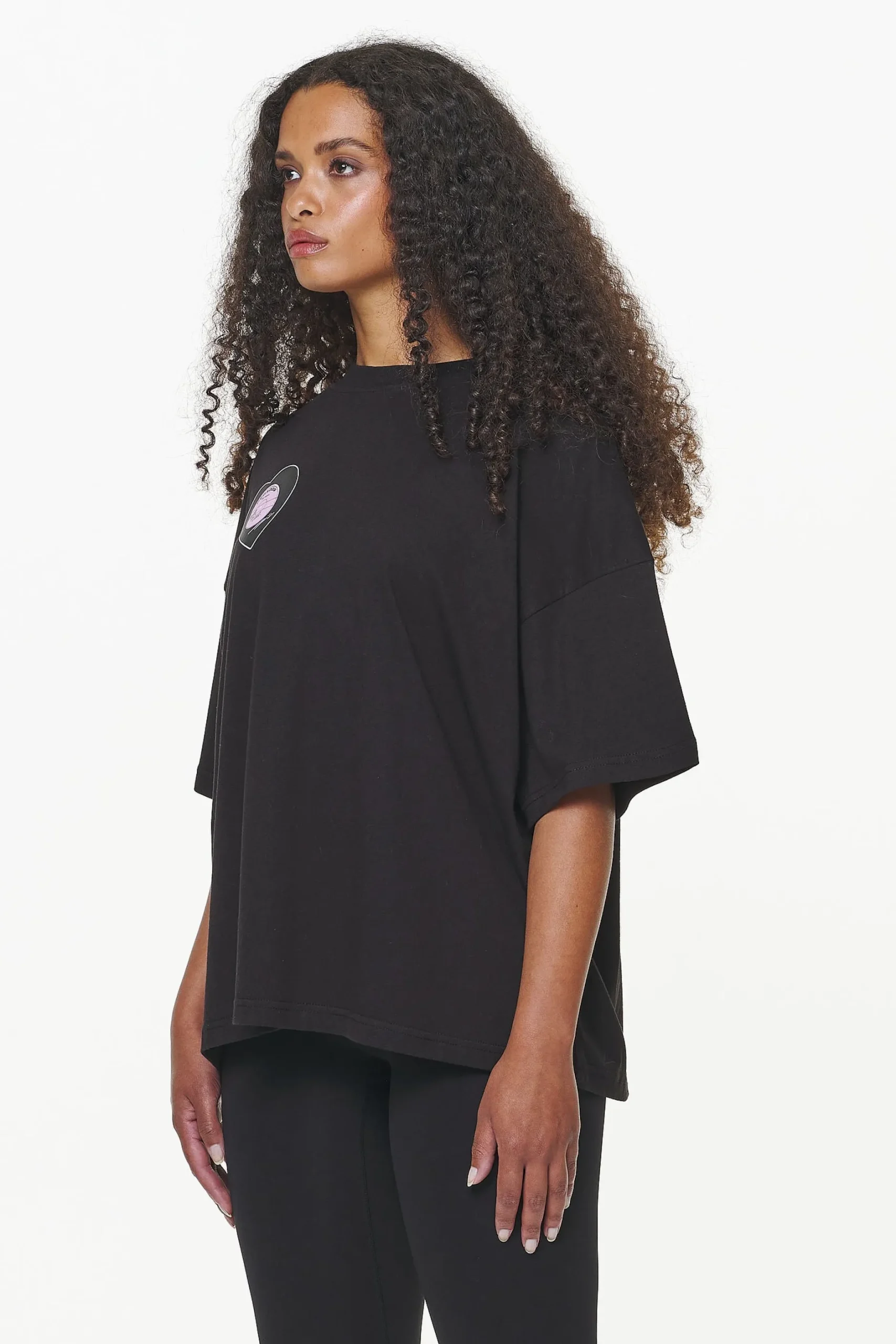 Pegador Drury Heavy Oversized Tee Black