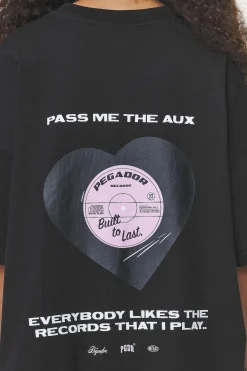 Pegador Drury Heavy Oversized Tee Black