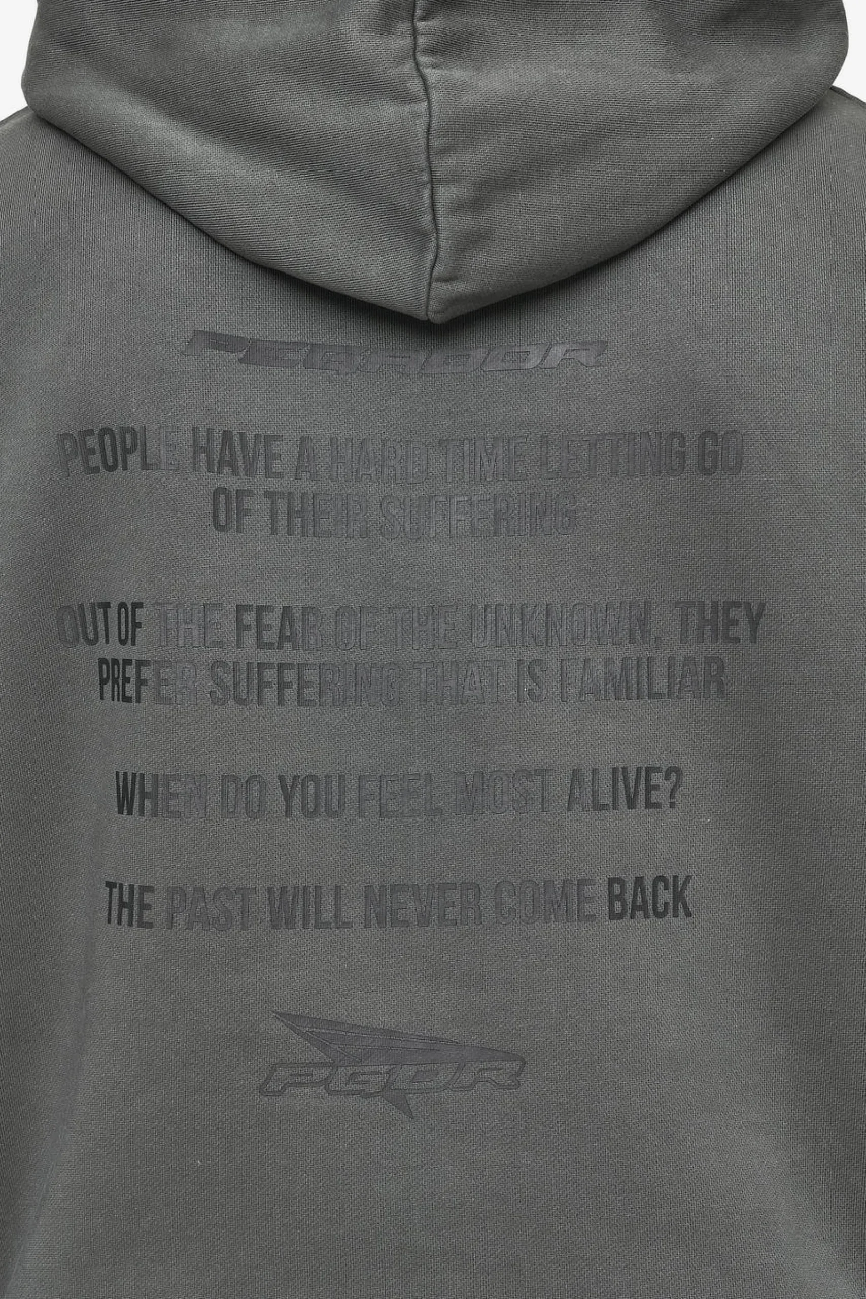 Pegador Dubose Oversized Hoodie Vintage Anthracite