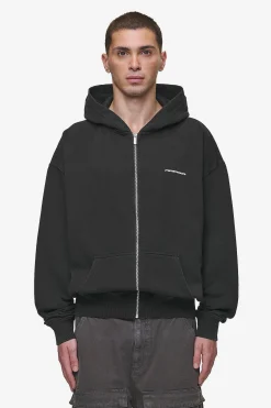 Pegador Dubose Oversized Sweat Jacket Vintage Black