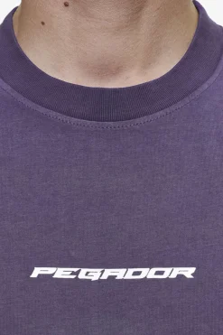 Pegador Dubose Oversized Tee Vintage Deep Purple