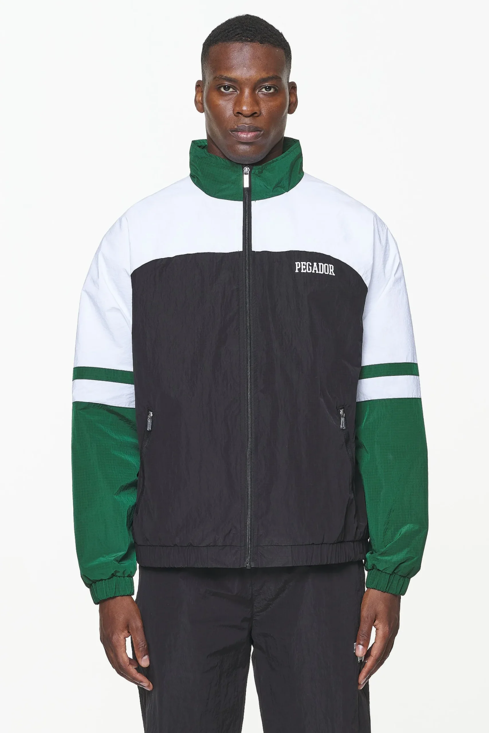 Pegador Firb Track Jacket Onyx Black White