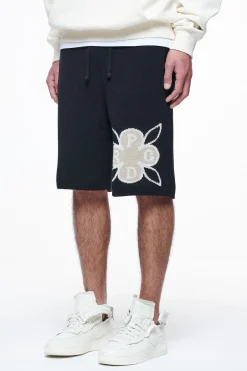 Pegador Flanigan Knit Shorts Black
