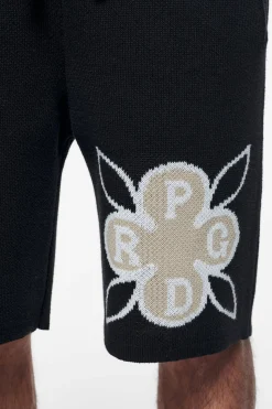 Pegador Flanigan Knit Shorts Black