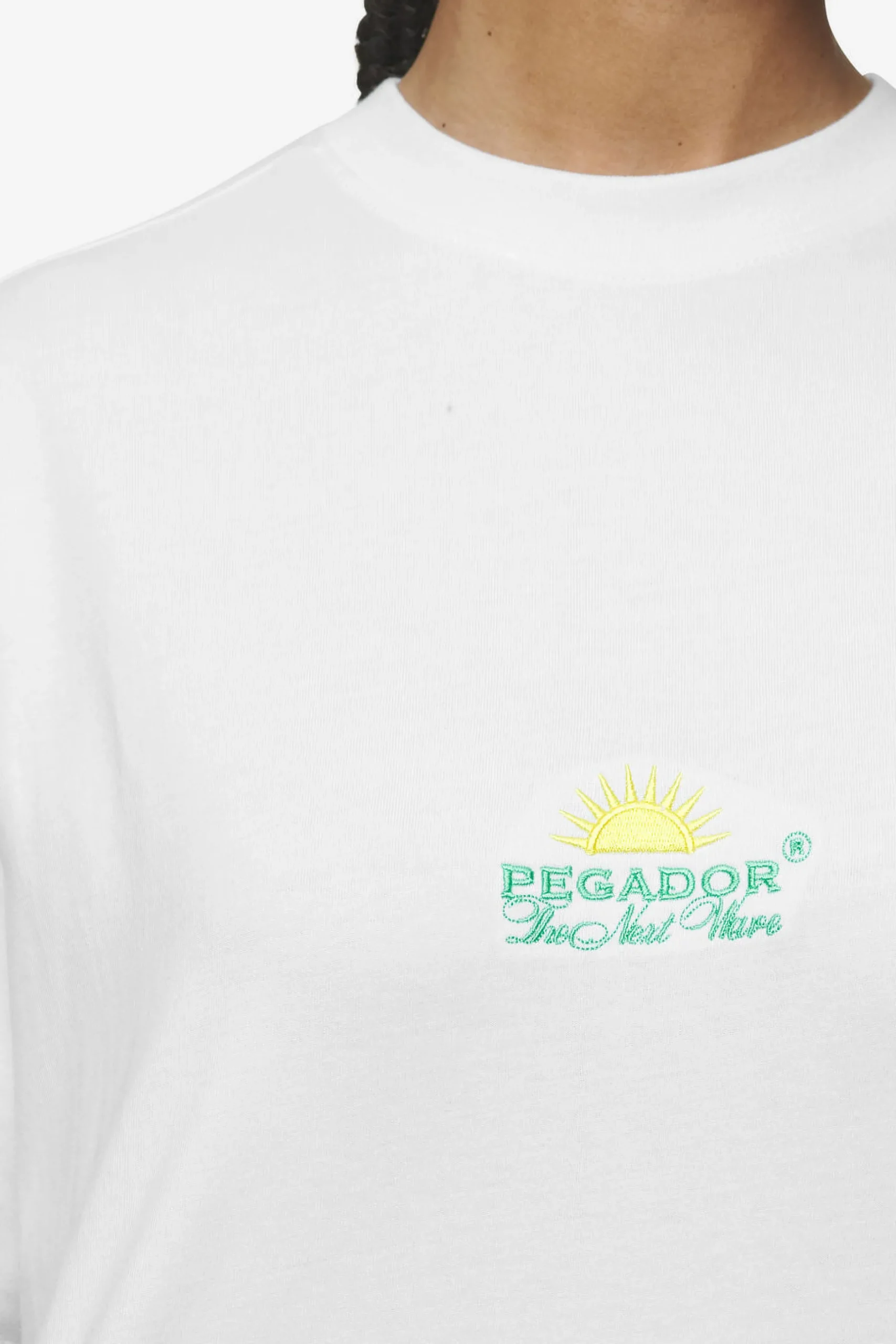 Pegador Flora Heavy Oversized Tee White