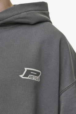 Pegador Fox Oversized Hoodie Washed Anthracite