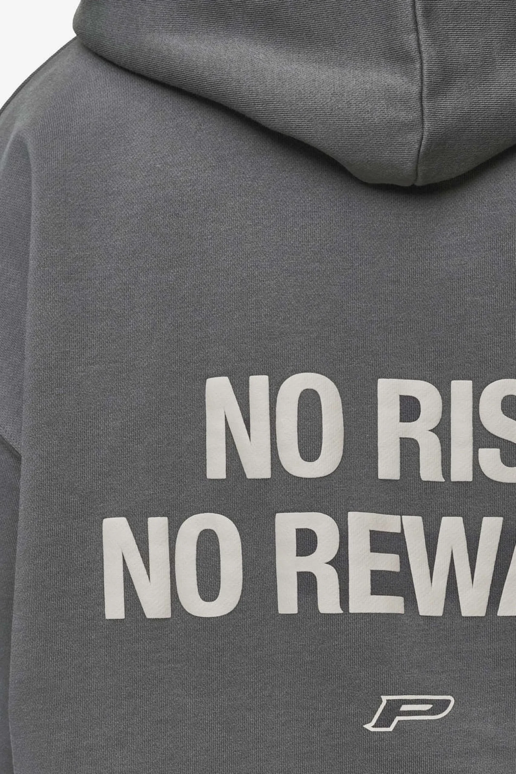 Pegador Fox Oversized Hoodie Washed Anthracite