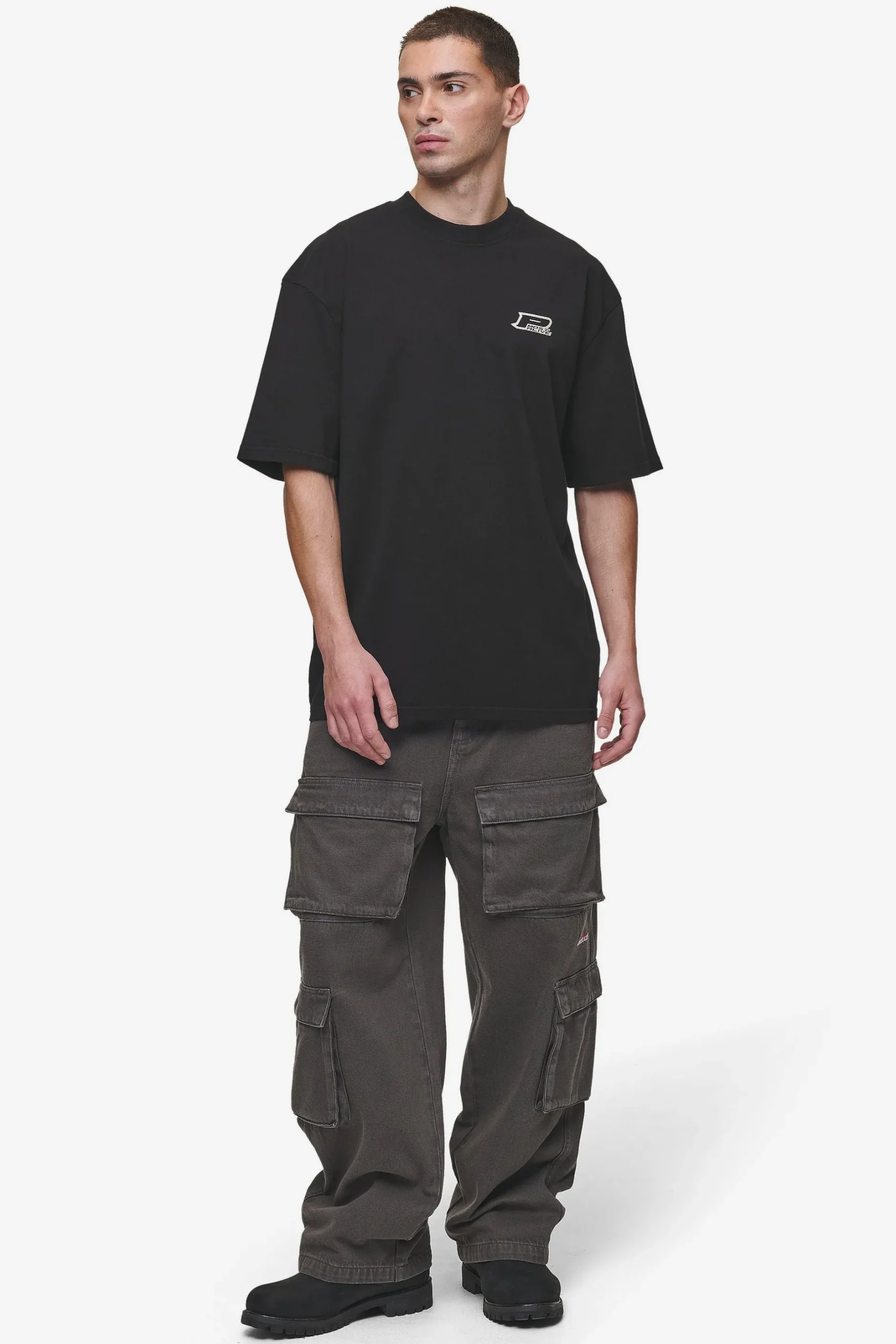Pegador Fox Oversized Tee Washed Black