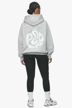 Pegador Gabi Oversized Sweat Jacket Washed Sky Grey