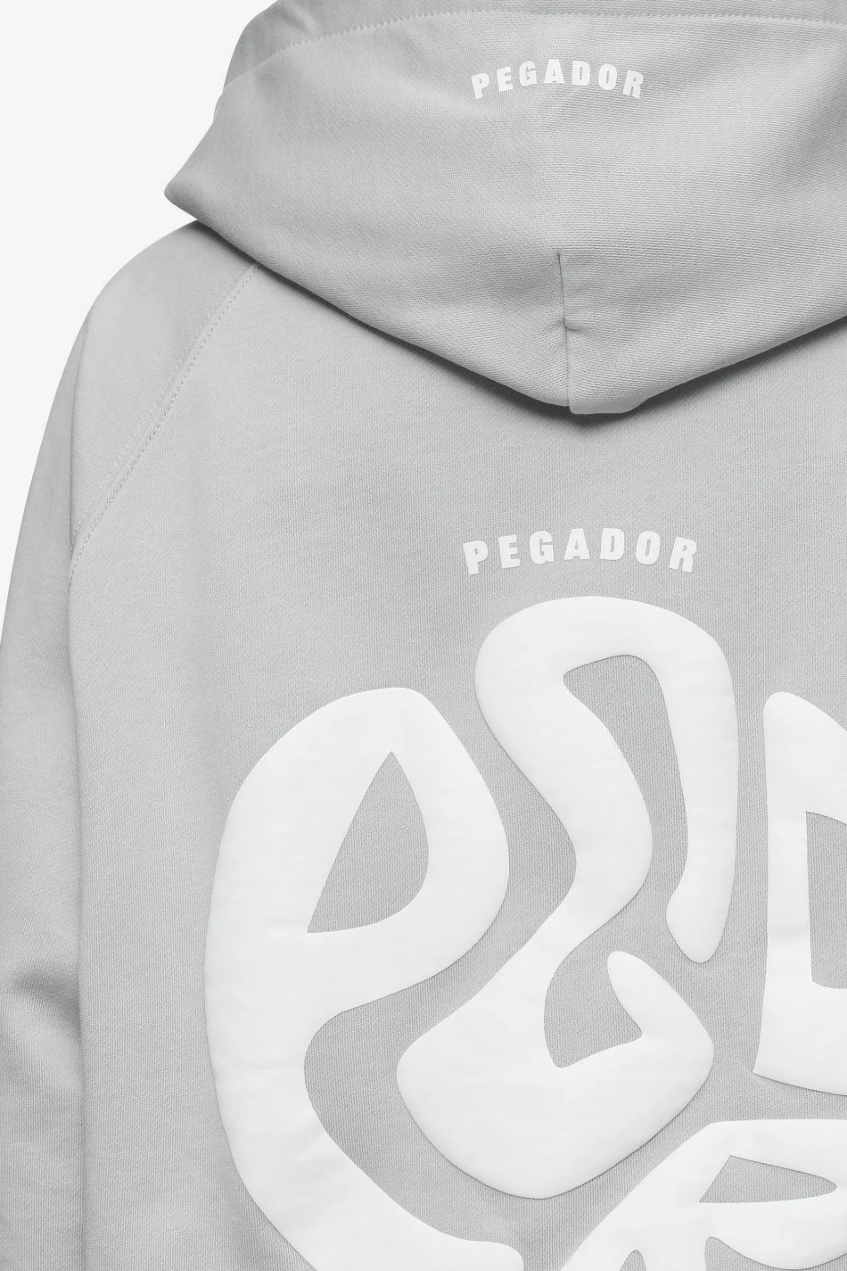 Pegador Gabi Oversized Sweat Jacket Washed Sky Grey