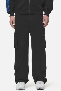 Pegador Garlan Wide Cargo Pants Black