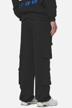 Pegador Garlan Wide Cargo Pants Black