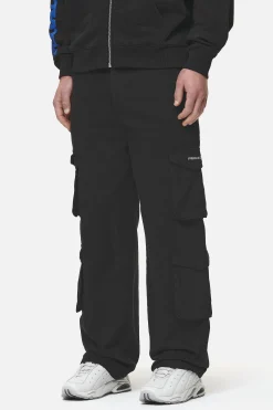 Pegador Garlan Wide Cargo Pants Black