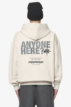 Pegador Gien Oversized Sweat Jacket Washed Dust Cream
