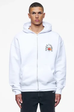 Pegador Goldlight Oversized Sweat Jacket White