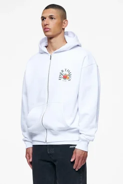 Pegador Goldlight Oversized Sweat Jacket White