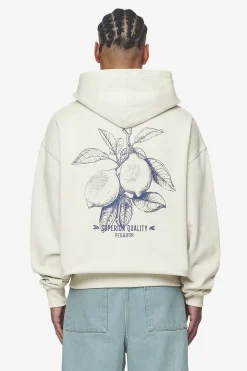 Pegador Goret Oversized Sweat Jacket Washed Salty Cream
