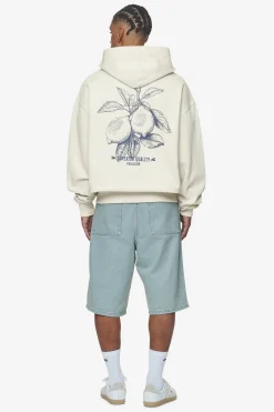 Pegador Goret Oversized Sweat Jacket Washed Salty Cream