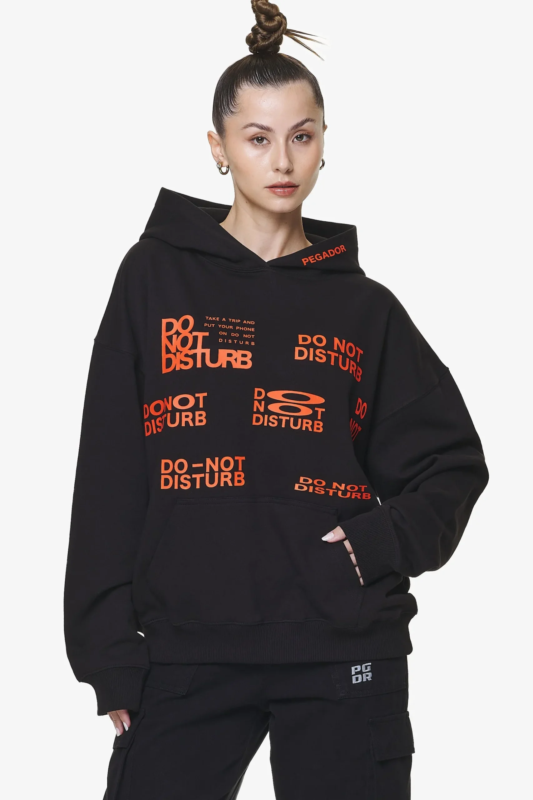 Pegador Groven Oversized Hoodie Black