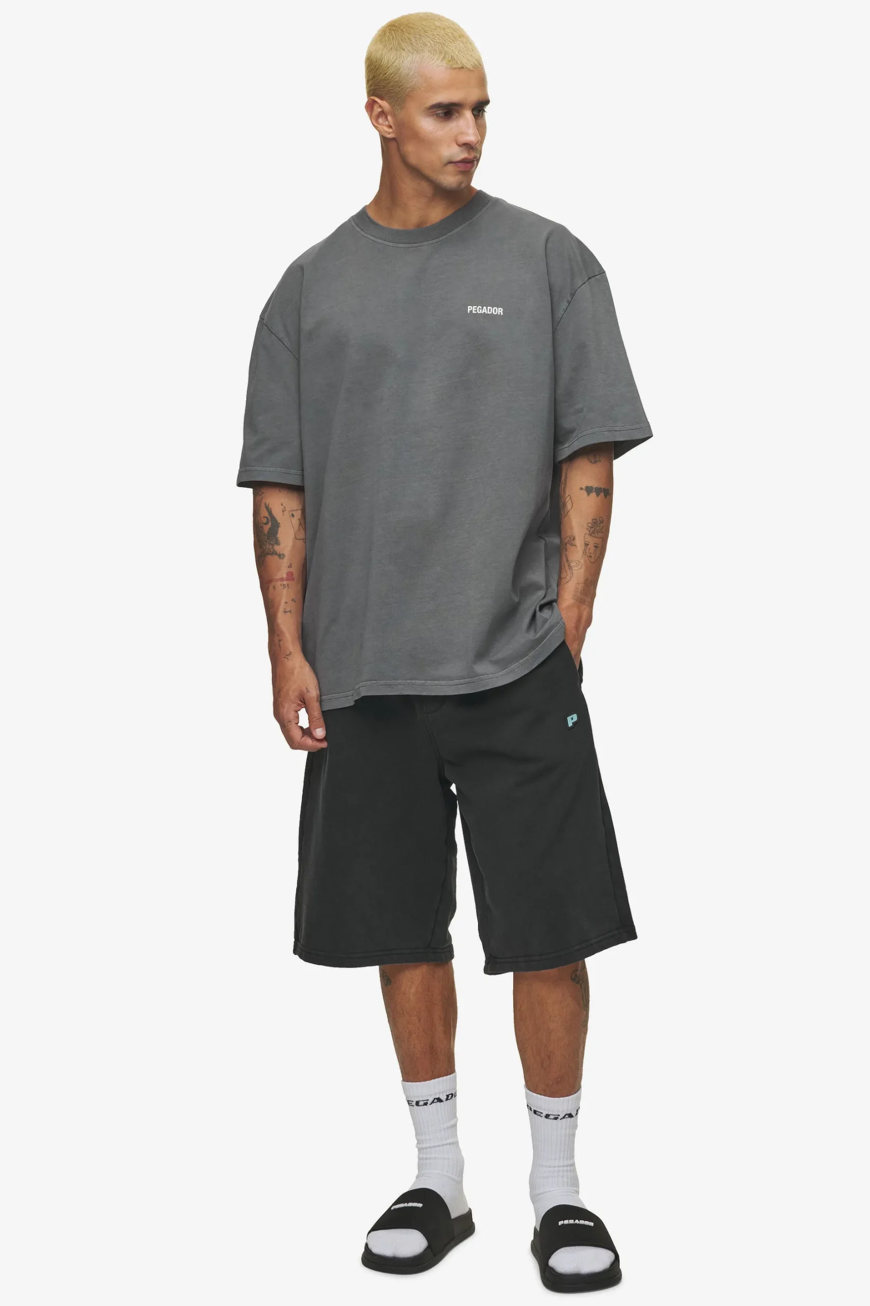 Pegador Gulati Oversized Tee Vintage Grey