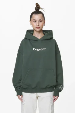 Pegador Habo Oversized Hoodie Washed Sage Green