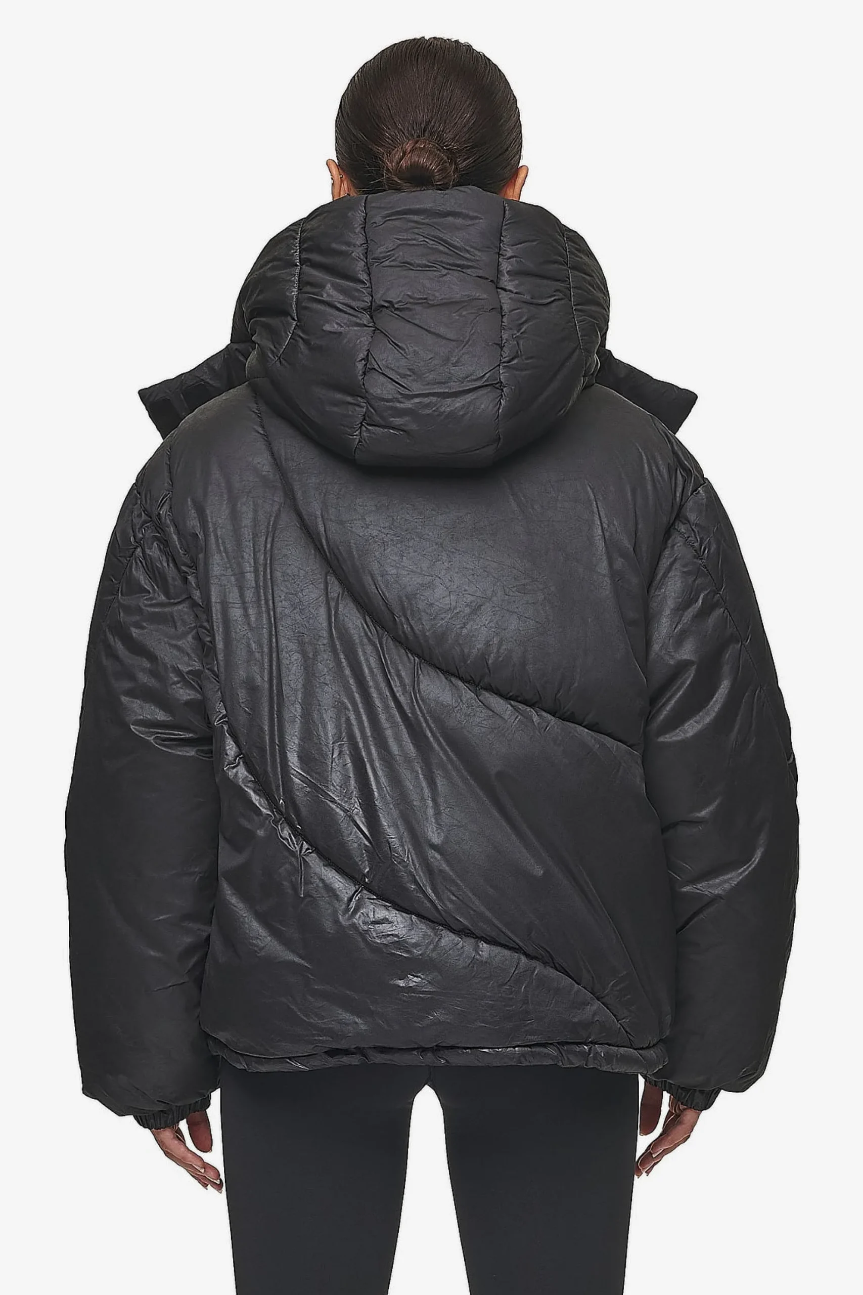 Pegador Hailey Vintage Oversized Puffer Jacket Black