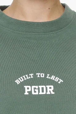 Pegador Harley Heavy Oversized Tee Vintage Washed Garden Green