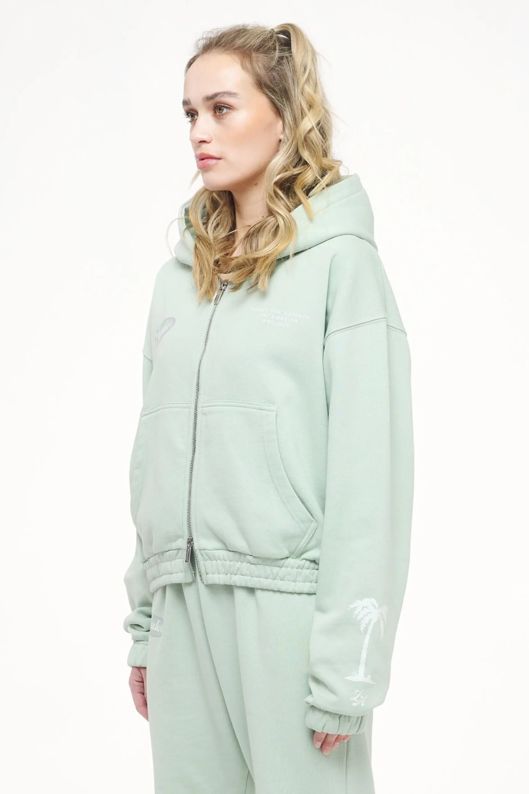 Pegador Hills Cropped Zip Hoodie
