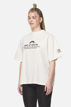Pegador Idalia Heavy Oversized Tee Washed Coconut Milk