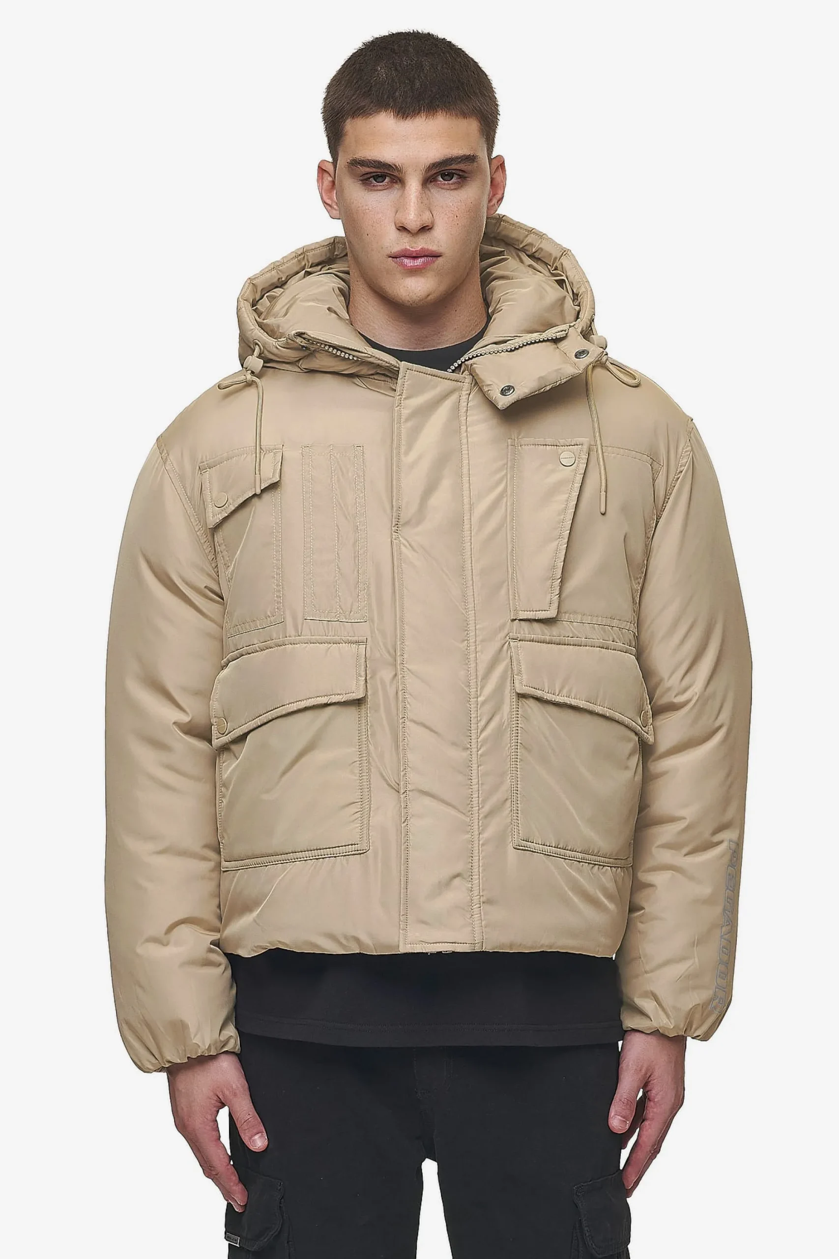 Pegador Jean Utility Puffer Jacket Sand