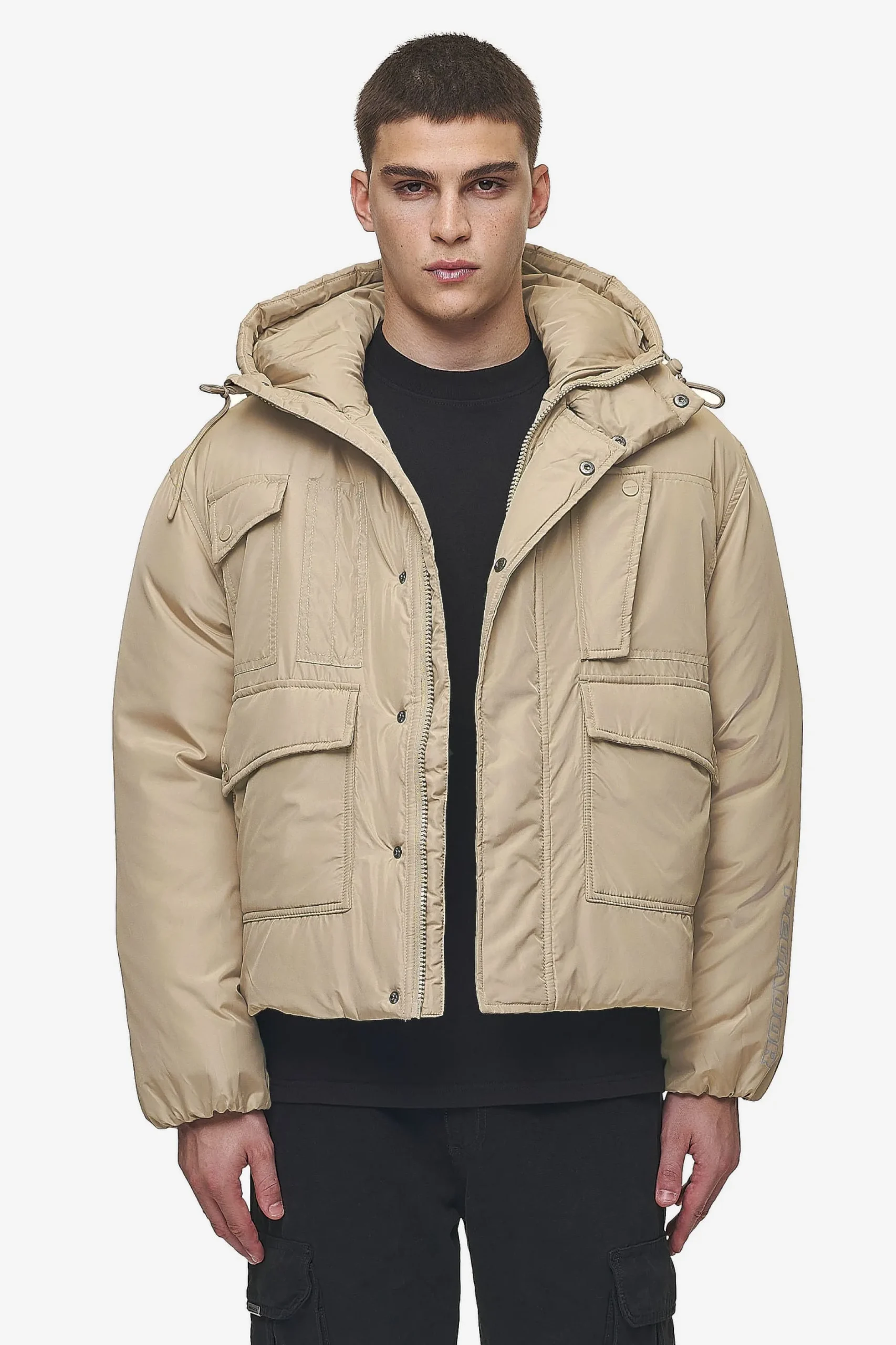 Pegador Jean Utility Puffer Jacket Sand