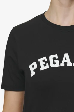 Pegador Jenna Cropped Baby Tee Black