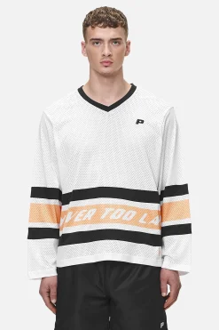 Pegador Johnsen Mesh Longsleeve White Apricot