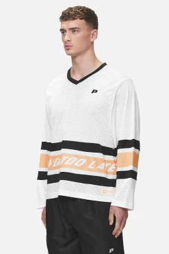 Pegador Johnsen Mesh Longsleeve White Apricot