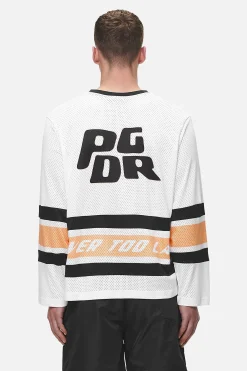 Pegador Johnsen Mesh Longsleeve White Apricot