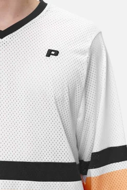 Pegador Johnsen Mesh Longsleeve White Apricot