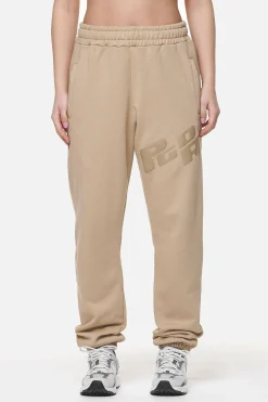 Pegador Julago High Waisted Sweat Pants Washed Safari Sand