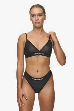 Pegador Katia String Black White